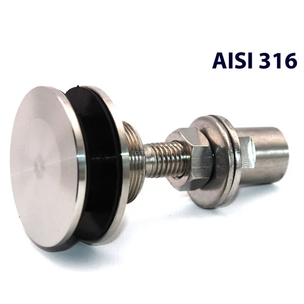 Нержавеющая сталь AISI 316, SS (Матовый хром), шарнирный, 14